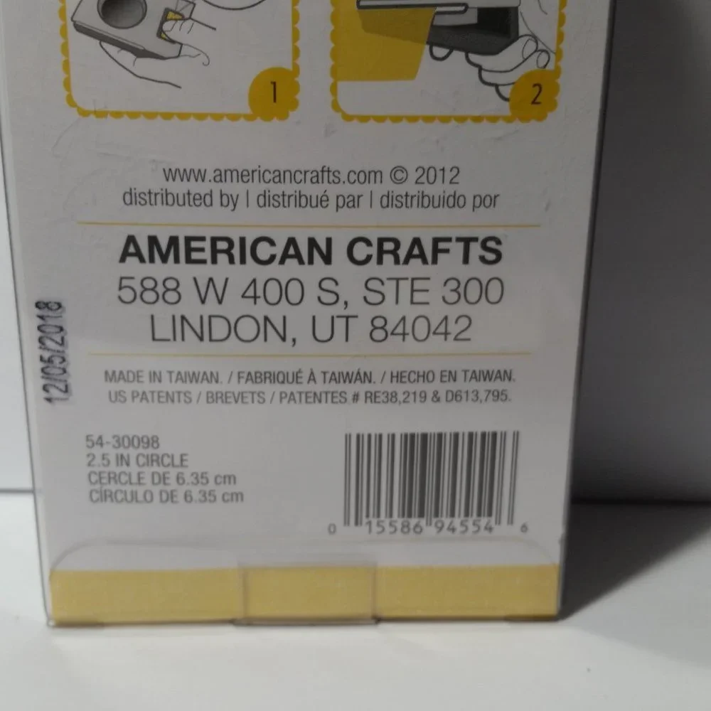 ek Tools Craft Paper Punch Circle 2 1/2